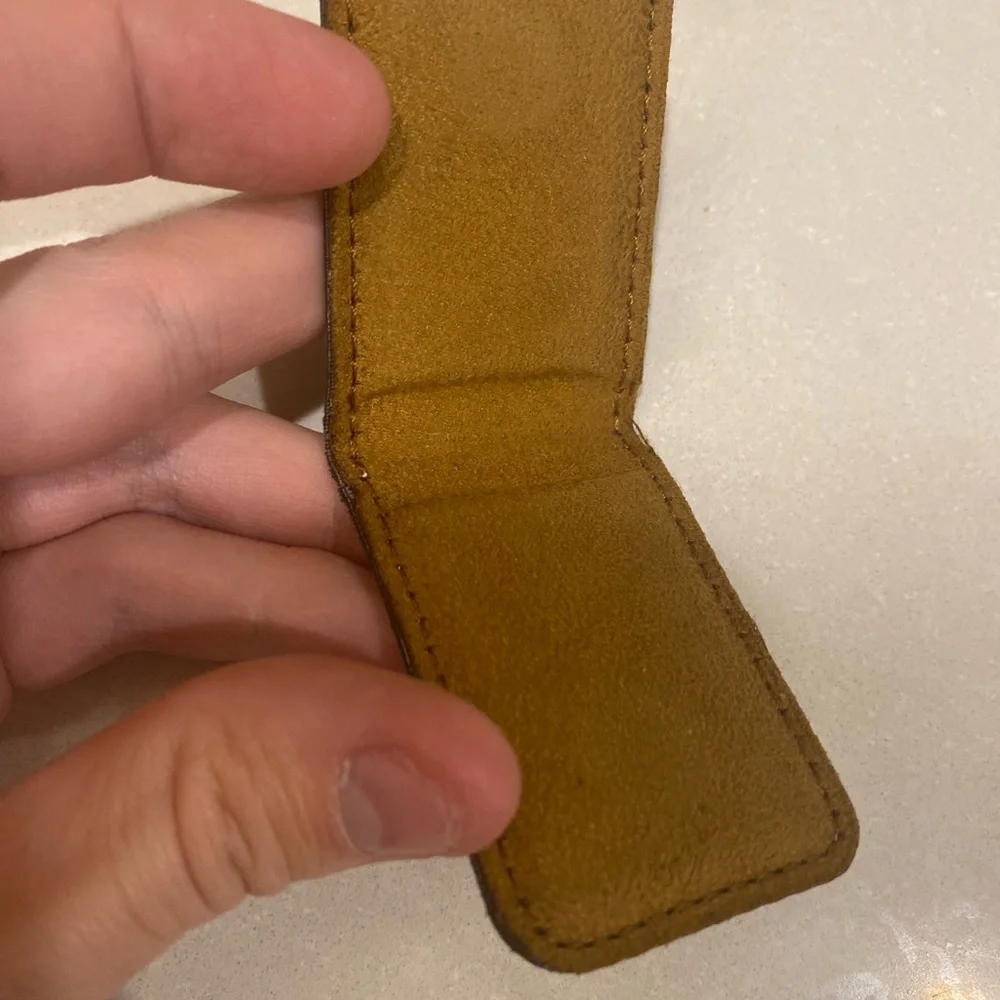 Leather Golf Money Clip Lake Hickory Country Club The Byrd Invitational Black